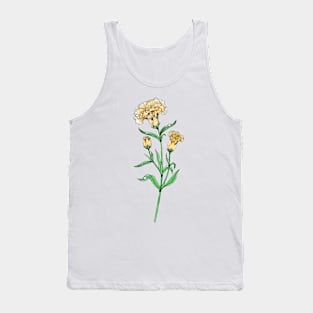 Yellow Carnation Tank Top